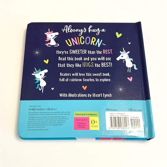 💫$6/ADD ON 💫 Colorful Touch and Feel Unicorn Kids Book for 0+ Years - LIKE NEW - Picture 2 of 7